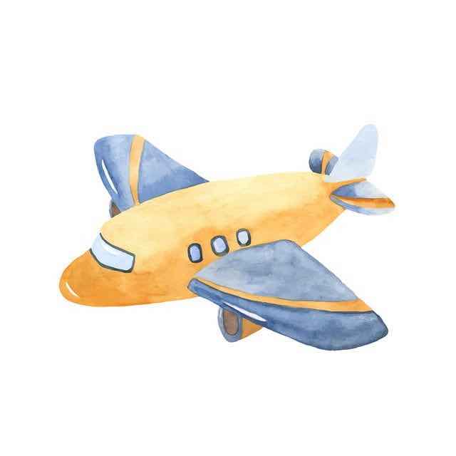 Samolot obrazek dla dzieci