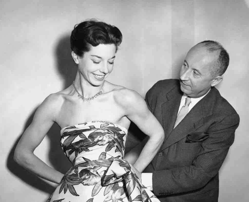 Christian Dior z żoną